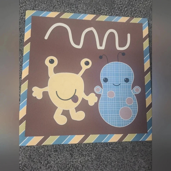 5 Piece CoCalo Baby Peek-a-Boo Monsters Wall Decor - Picture 7 of 8